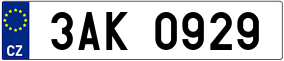 Truck License Plate